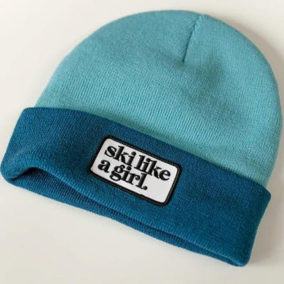 Ski Like A Girl Patch SLAG Beanie