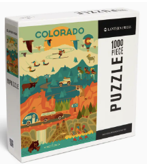 1000 PIECE PUZZLE - Colorado & Skiing