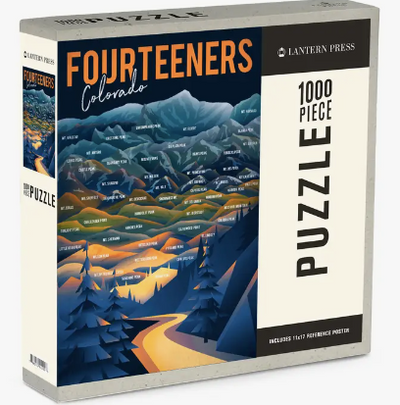 1000 PIECE PUZZLE - Colorado & Skiing