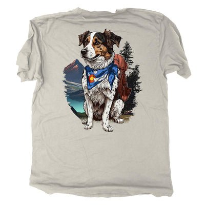 Wanderlust Mountain Dog Colorado Short Sleeve Shirt