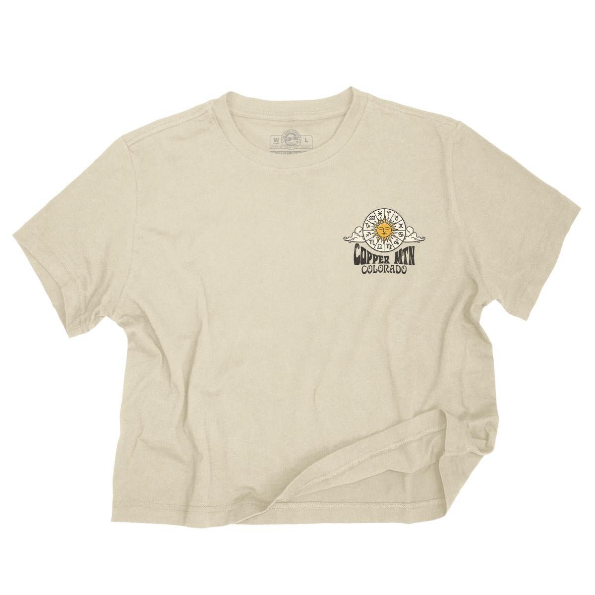 Vintage Zodiac Cropped Copper Mountain Short Sleeve T-Shirt