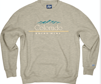 Classic Font Embroidered Crewneck - Colorado