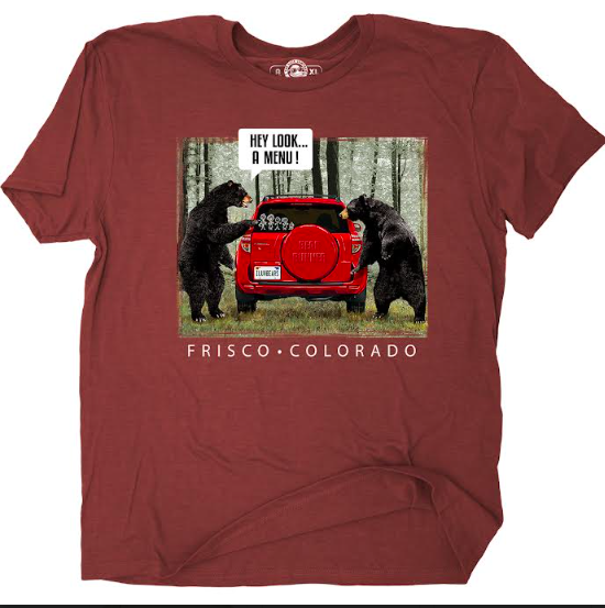 Bear Menu Frisco Colorado Short Sleeve Shirt